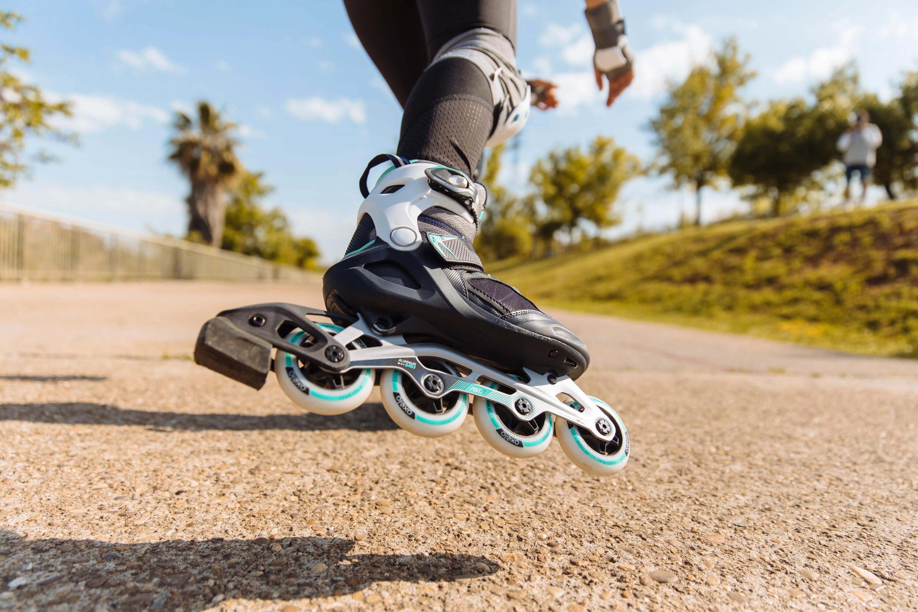 FIT500 Inline Fitness Skates - Techno Red 4/4