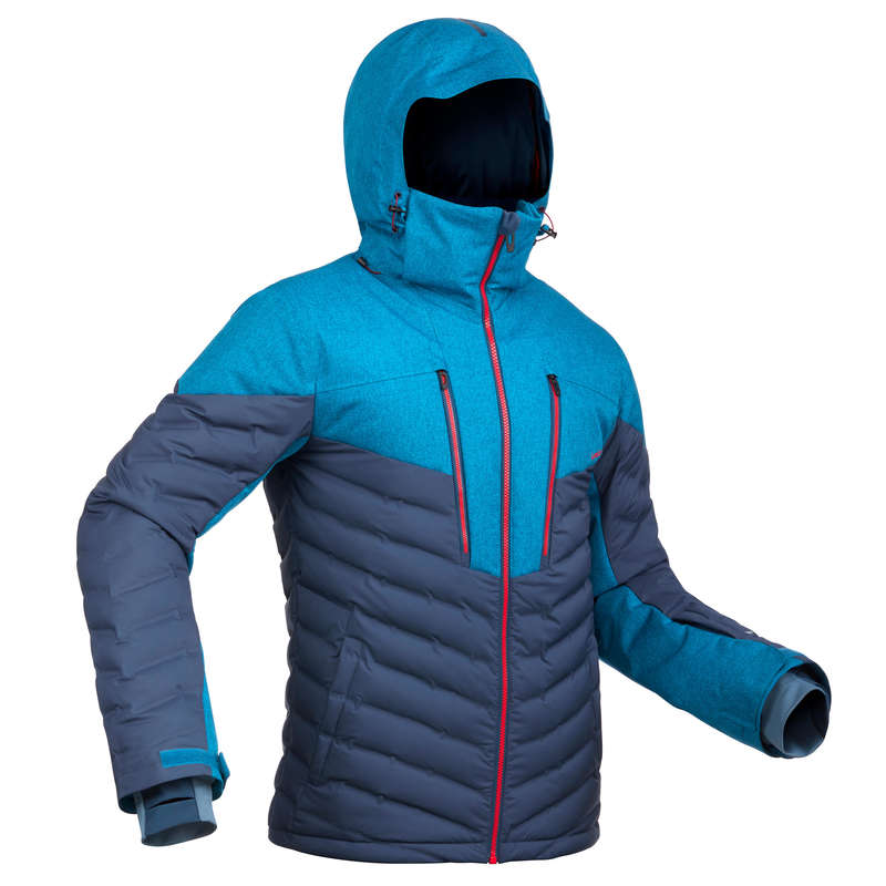 WEDZE Men's DSki Jacket 900 Warm Blue Decathlon