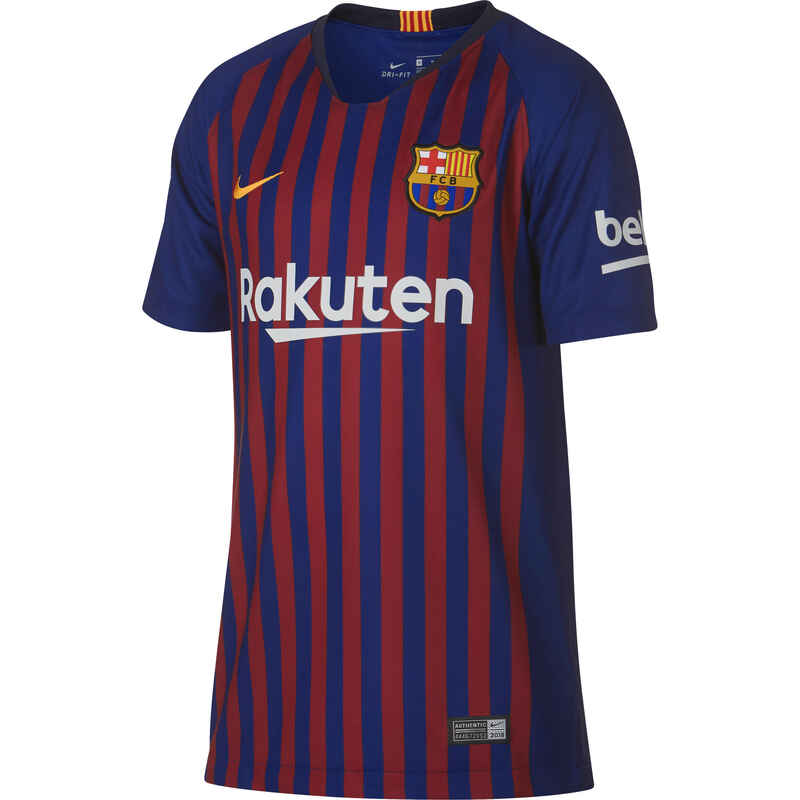 Barcelona FC Kids Football Replica Home Shirt - Blue Red - Decathlon