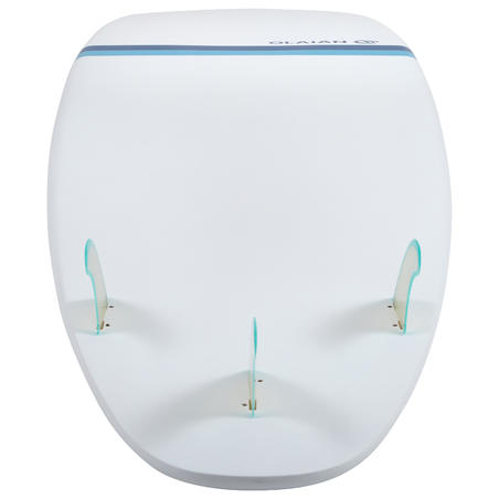 Жорстка дошка для серфінгу 500 Malibu, 8'2", 3 плавники