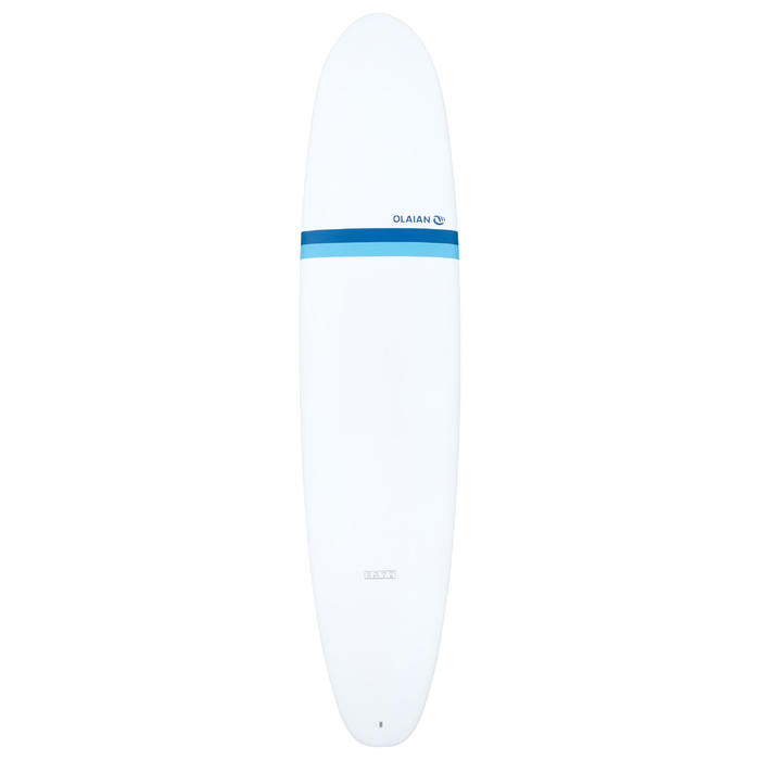 Tabla Surf Rígida Malibu 8'2" 500. 3 quillas incluidas. Olaian Decathlon