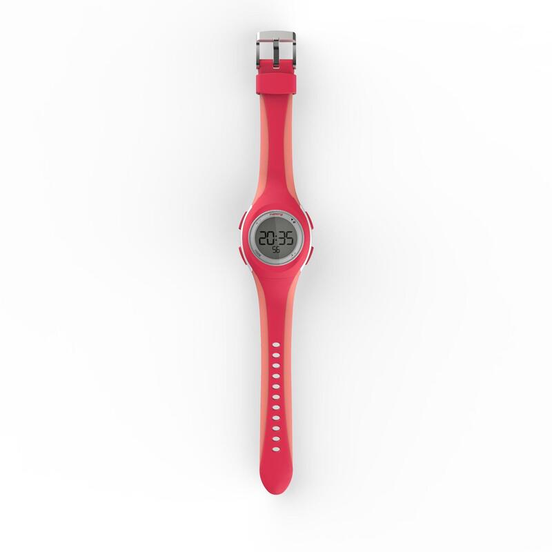 Běžecké hodinky se stopkami W200 S růžovo-korálové
