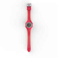 W200 S women's running stopwatch - Pink and Coral