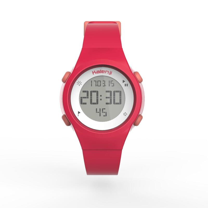 Horloge met stopwatch W500 S roze