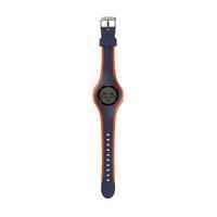 W200 M men's running stopwatch blue and orange