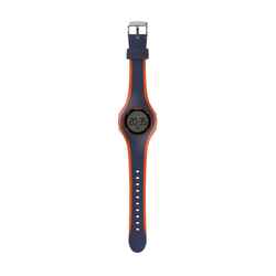 W200 M men's running stopwatch blue and orange