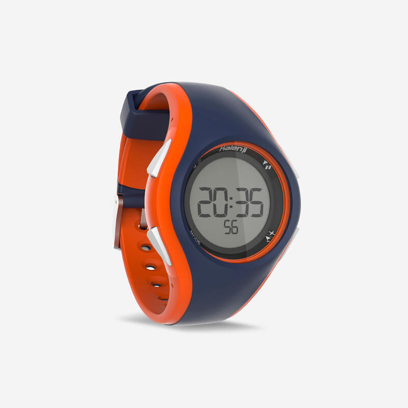 Hardloophorloge met stopwatch W200 M blauw/oranje