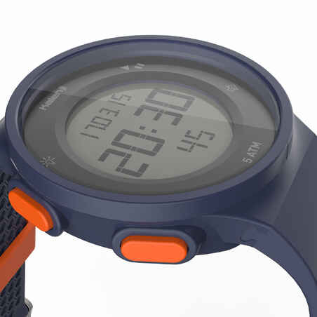 W500 M running stopwatch - Blue and Orange