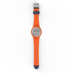 Montre chronomètre de course à pied W200 M bleu et orange