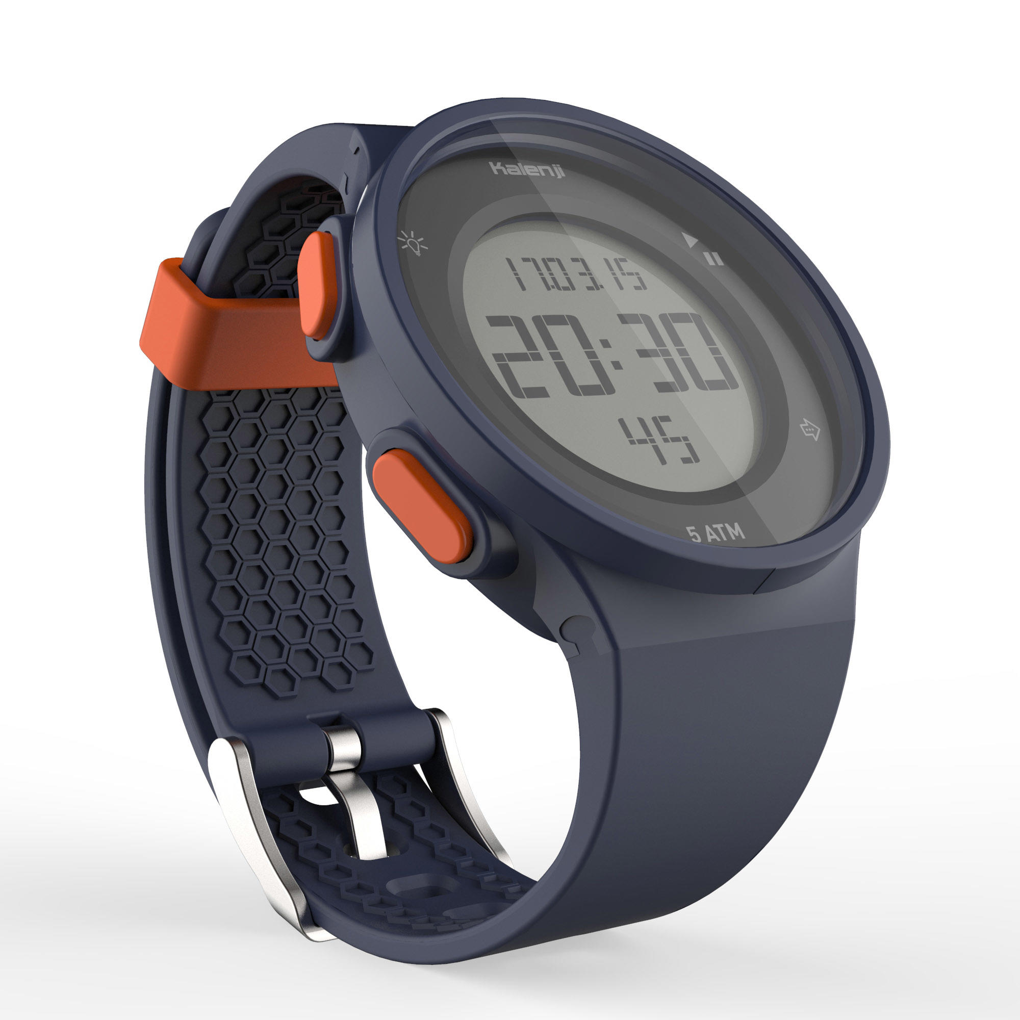 W500 M running stopwatch Blue and Orange