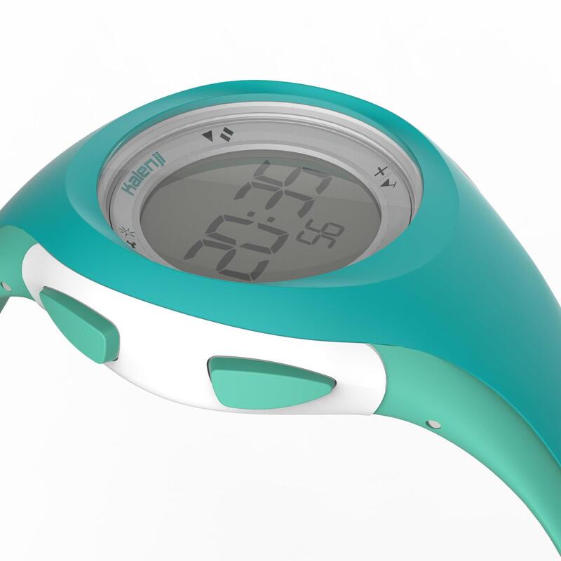 Hardloophorloge met stopwatch W200 S pastelgroen