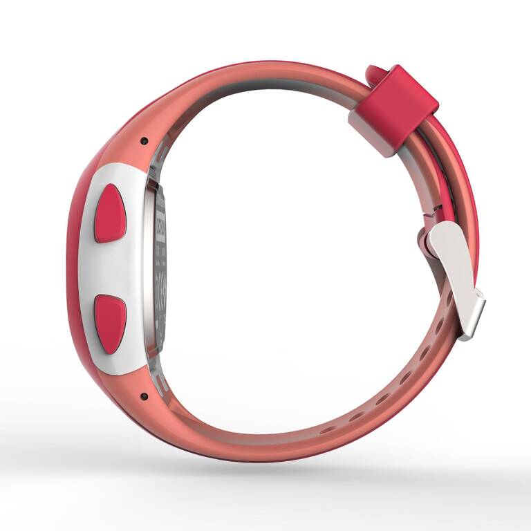 W200 S women's running stopwatch - Pink and Coral