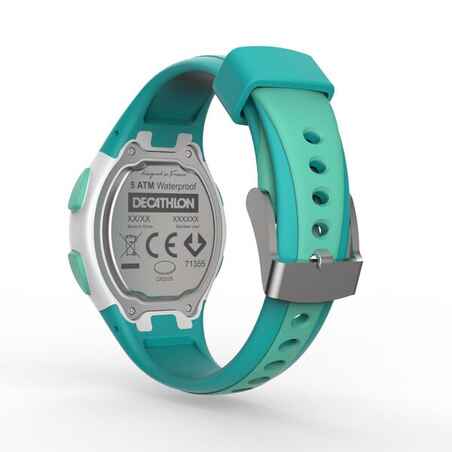 W200 S WOMEN'S RUNNING STOPWATCH - BLUE/ORANGE KALENJI