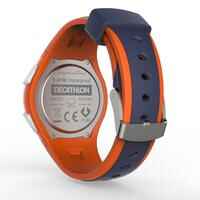 W200 M men's running stopwatch blue and orange