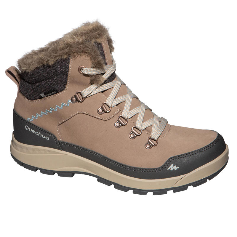 SH500 X-Warm Mid Women's Snow Hiking Shoes - Brown SH500 X-Warm Mid Women's Snow Hiking Shoes - Brown