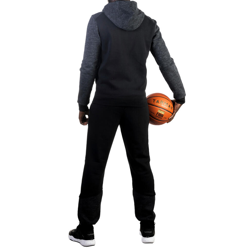 Trainingshose Basketball P500 Herren schwarz 