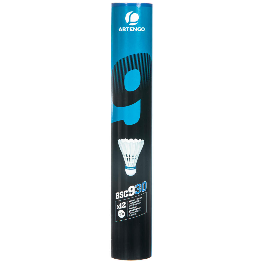 Federbälle Shuttlecocks BSC930 Geschwindigkeit 78 12er Dose