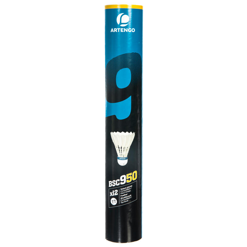 VOLANTS DE BADMINTON BSC950 (VITESSE 77 - HOMOLOGUÉ FFBAD) - TUBE DE 12 VOLANTS DE BADMINTON BSC950 (VITESSE 77 - HOMOLOGUÉ FFBAD) - TUBE DE 12