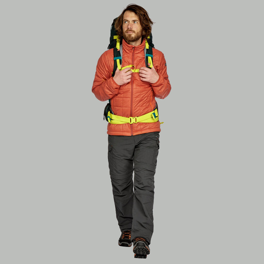 Wattierte Jacke Trek 100 Komfort bis -5 °C Herren blau