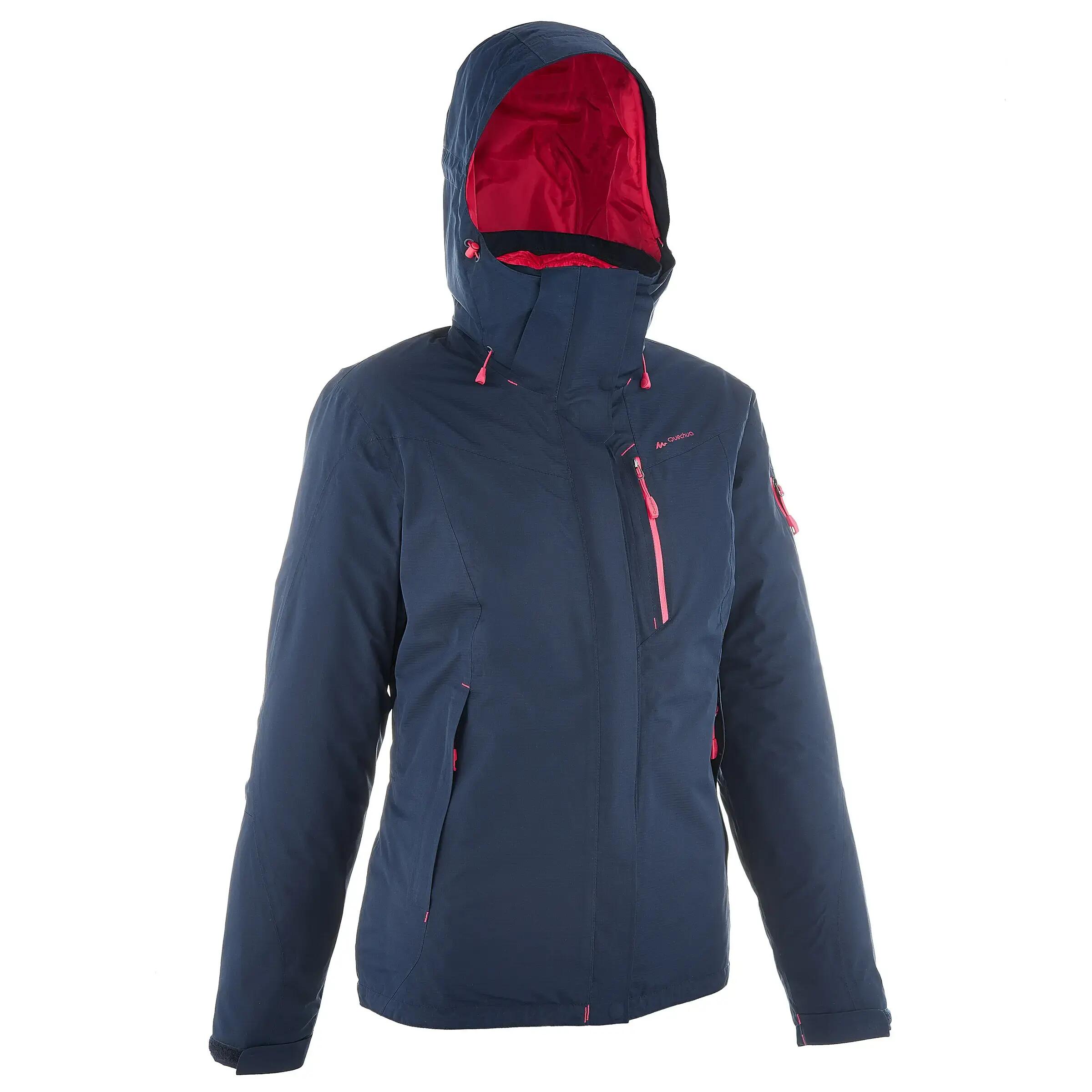 Forclaz 200 Rain Warm 3-in-1 Women's Hiking Jacket - Blue 2/8
