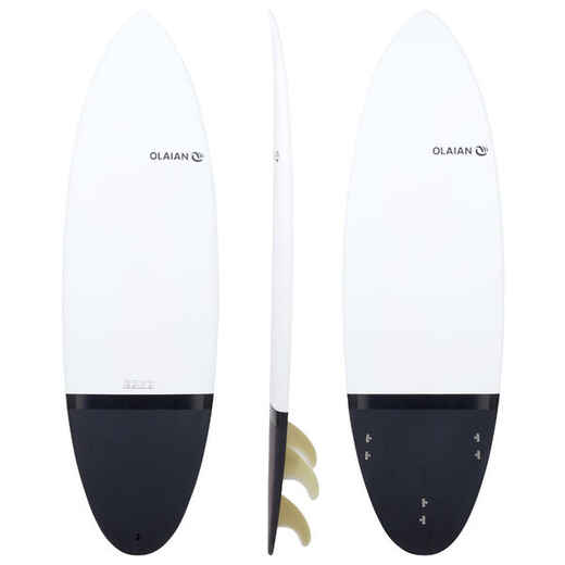 
      Surfboard 900 Hardboard 5'10" Shortboard 33 L mit 3 Finnen
  