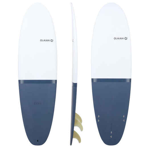 
      Olaian 900, 6'2'' Egg Hard Longboard with 3 Fins
  