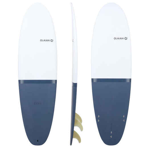 
      Surfboard Hardboard 6'2" Egg 900 38 L mit 3 Finnen
  