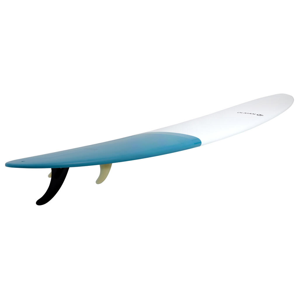 Surfboard Longboard 900 Performance 9' inkl. 2+1 Finnen