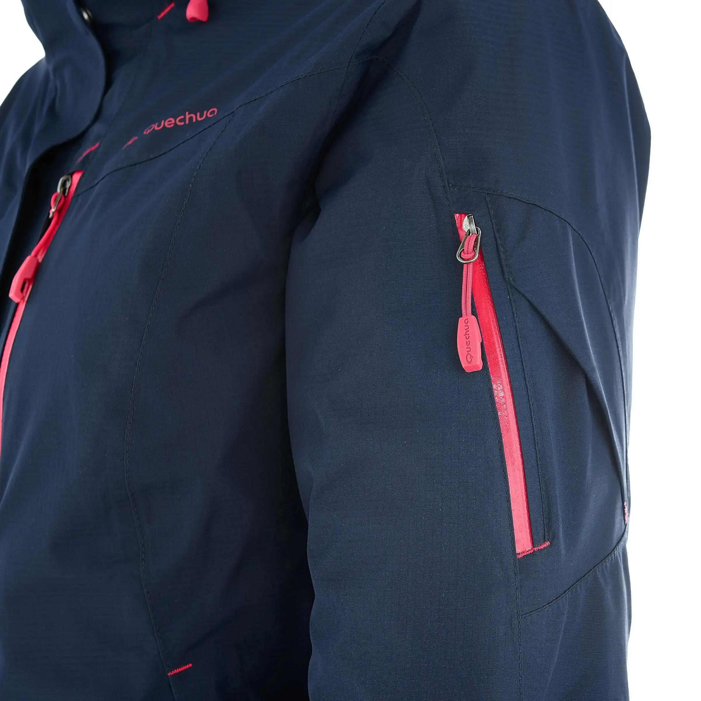 Forclaz 200 Rain Warm 3-in-1 Women's Hiking Jacket - Blue 6/8