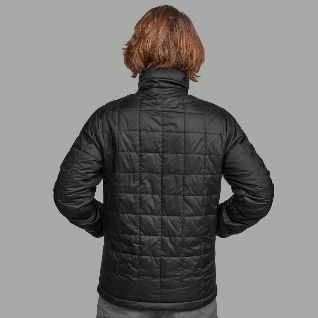 Wattierte Jacke Trek 100 Komfort bis -5 °C Herren blau