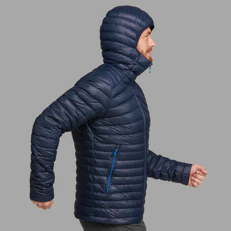 Men's Mountain Trekking Hooded Down Jacket - MT100 -5 °C