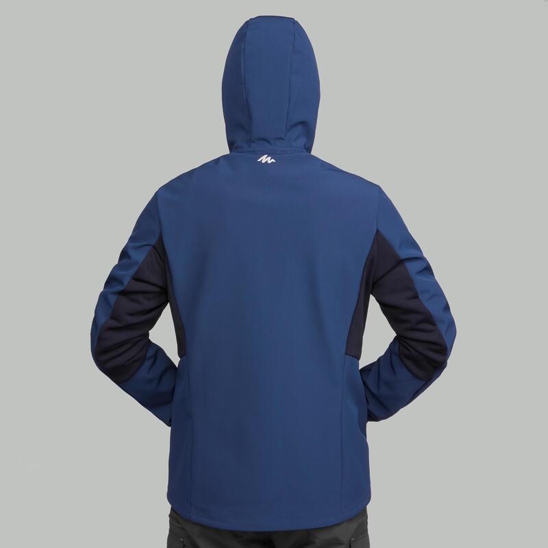 Erkek Outdoor Softshell Mont - Mavi - MT500