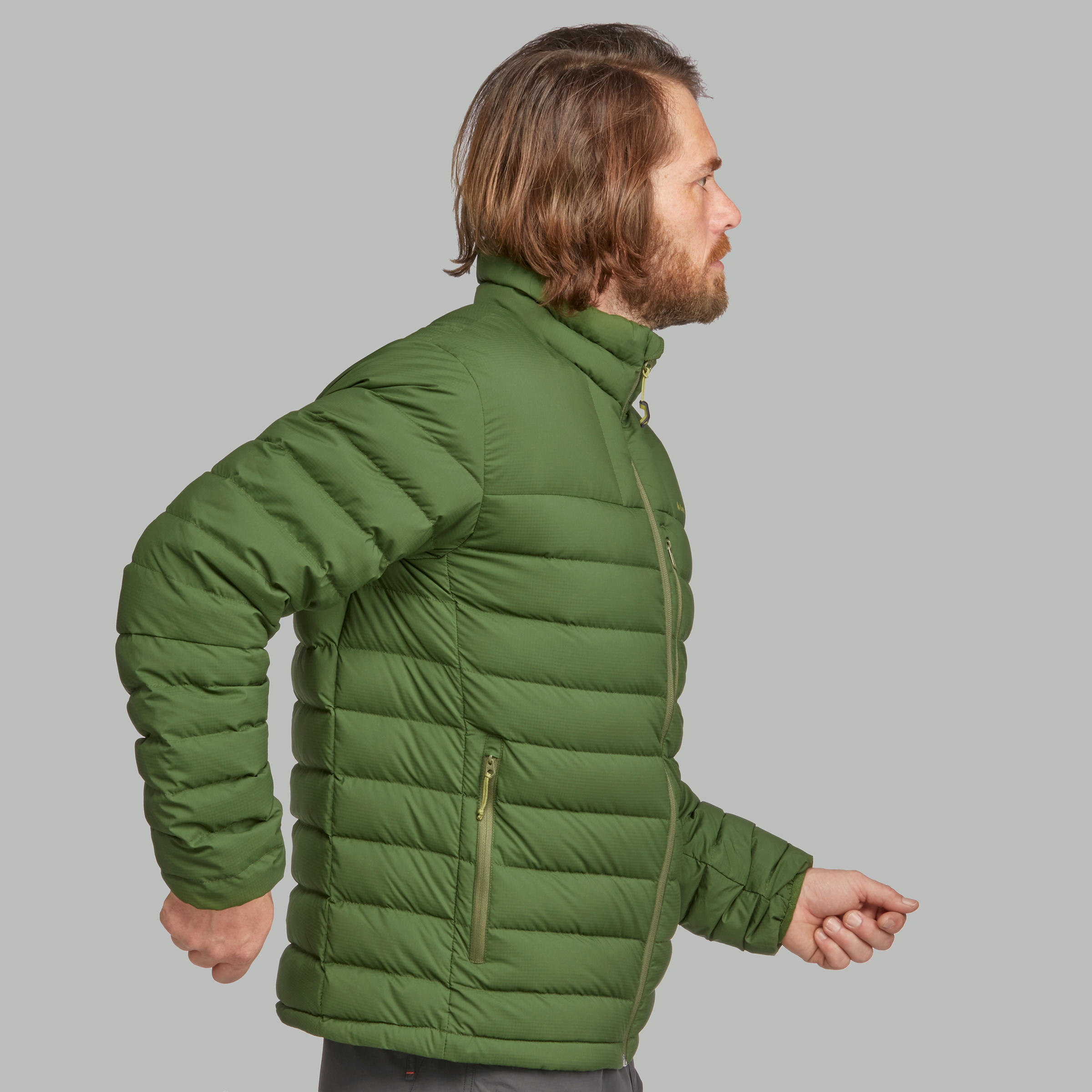 down feather jacket decathlon