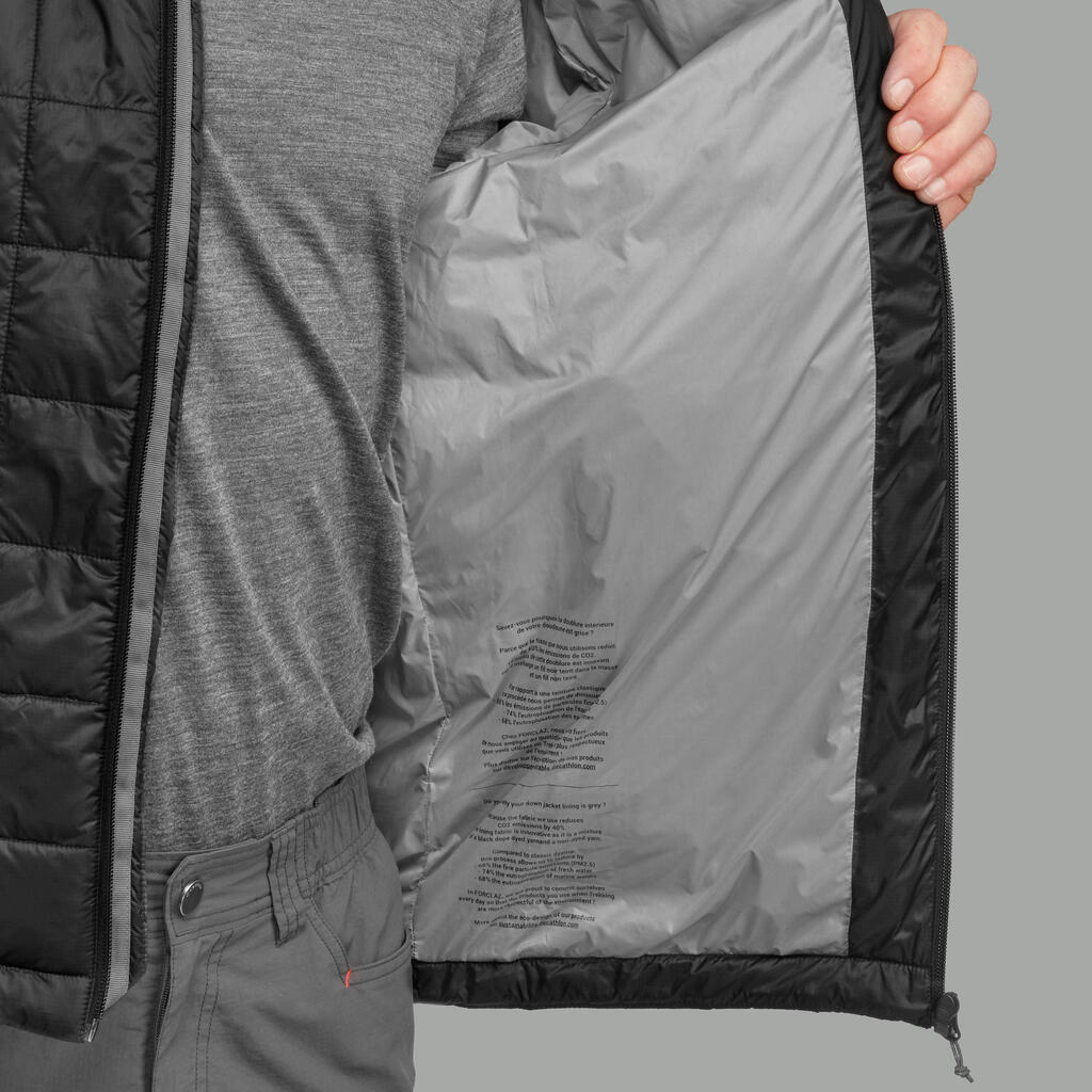 Wattierte Jacke Trek 100 Komfort bis -5 °C Herren blau