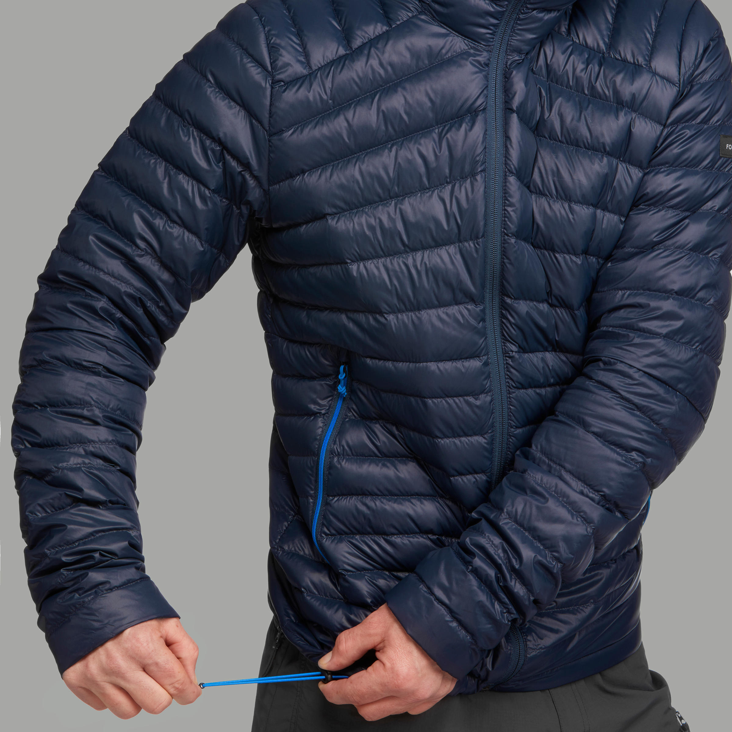 Men’s Down Winter Jacket - MT 100 Blue - FORCLAZ