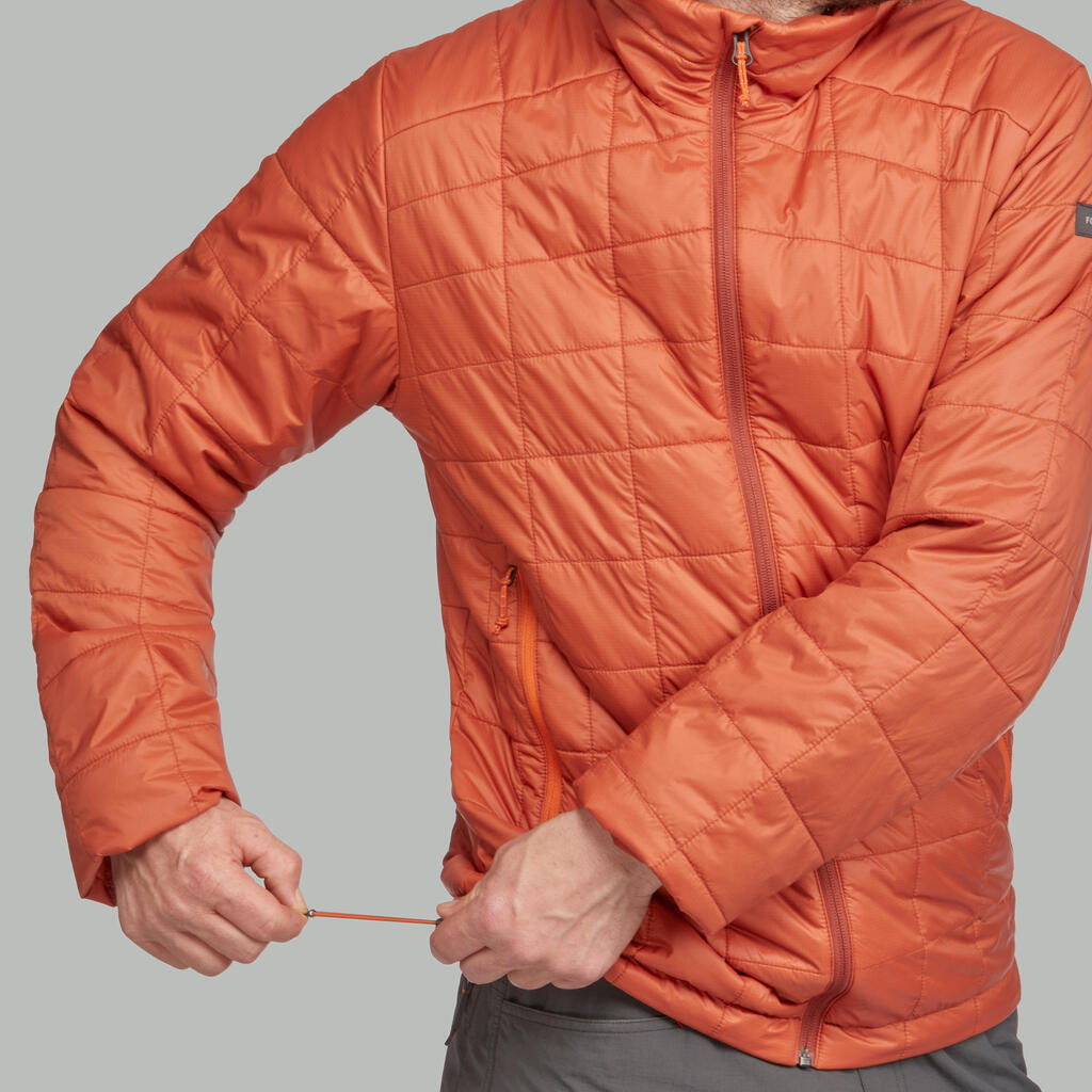 Wattierte Jacke Trek 100 Komfort bis -5 °C Herren blau