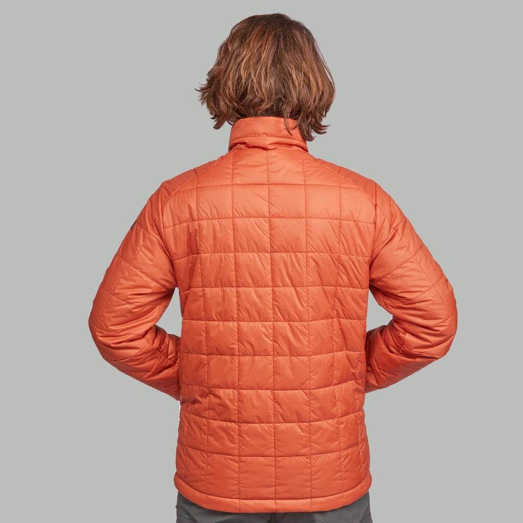Wattierte Jacke Trek 100 Komfort bis -5 °C Herren blau