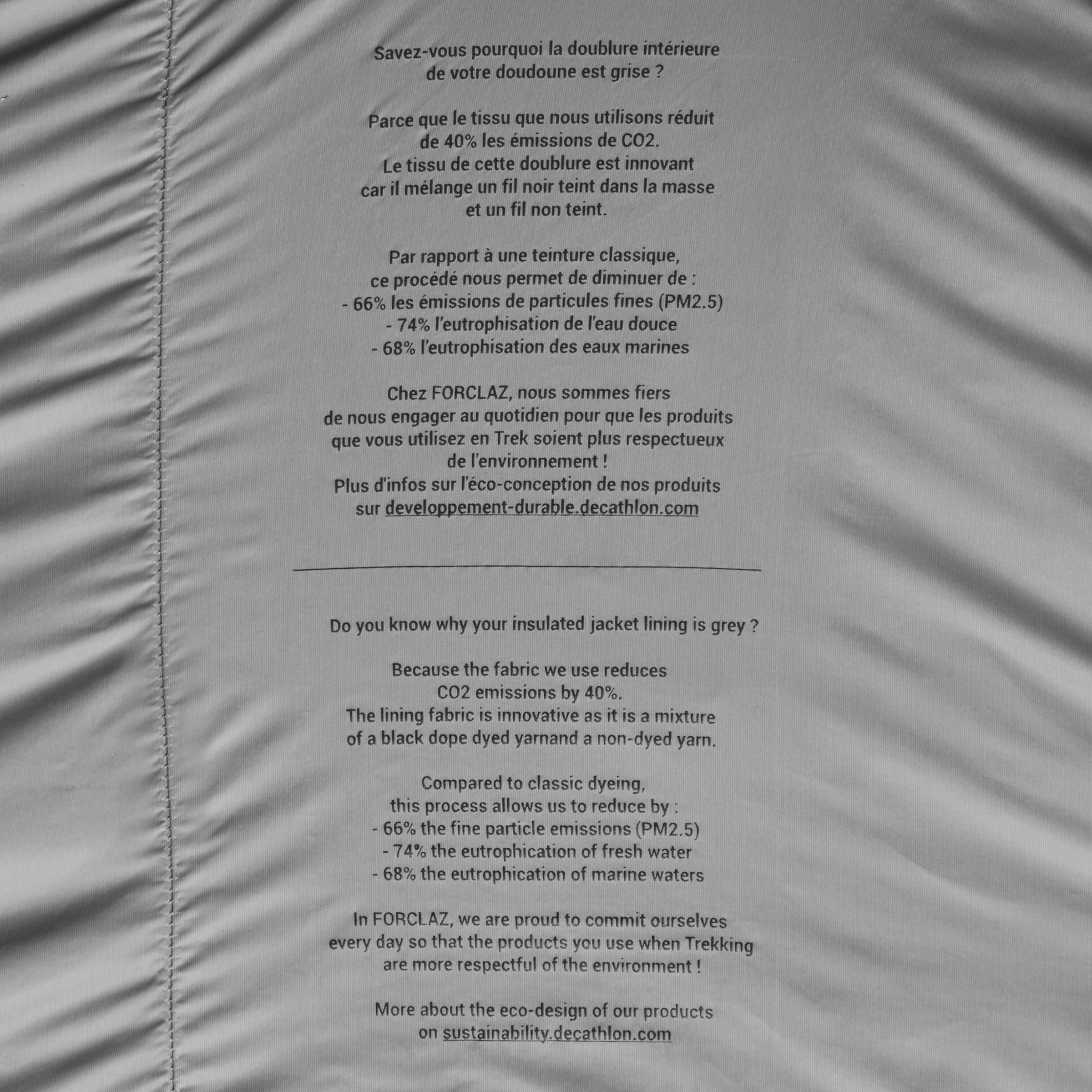 doudoune trek 100 decathlon