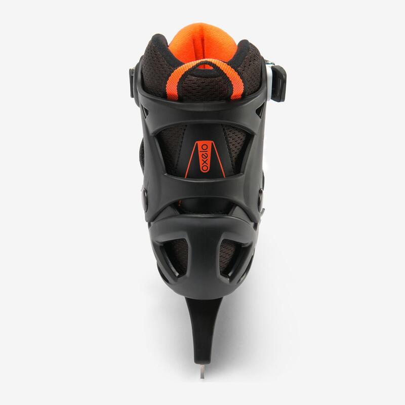 PATIN A GLACE FIT100 JR NOIR/ORANGE