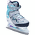 PATIN A GLACE FIT100 JR GRIS/TURQUOISE FILLE