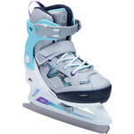 Oxelo Kinderschaatsen FIT100 grijs/turquoise