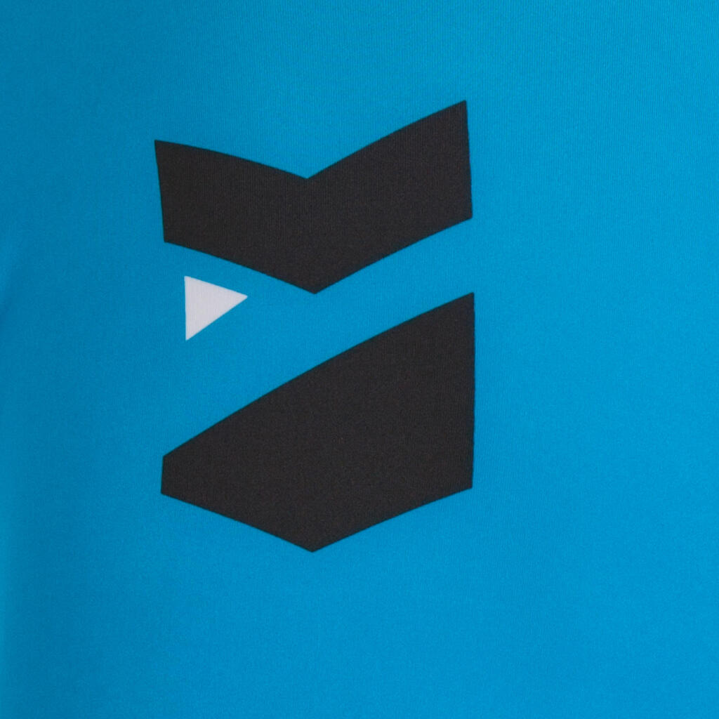 Kurzarm-Fahrradtrikot 700 Herren schwarz/weiß