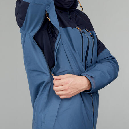 Куртка три в одной непромокаем. для многодневн. треккинга муж. TRAVEL 500 -10°C