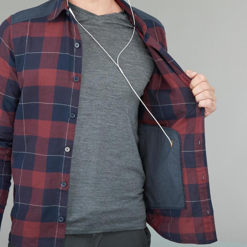 Camisa cuadros de montaña y trekking Hombre Forclaz Travel 100 | Decathlon Camisa cuadros de montaña y trekking Hombre Forclaz Travel 100 | Decathlon