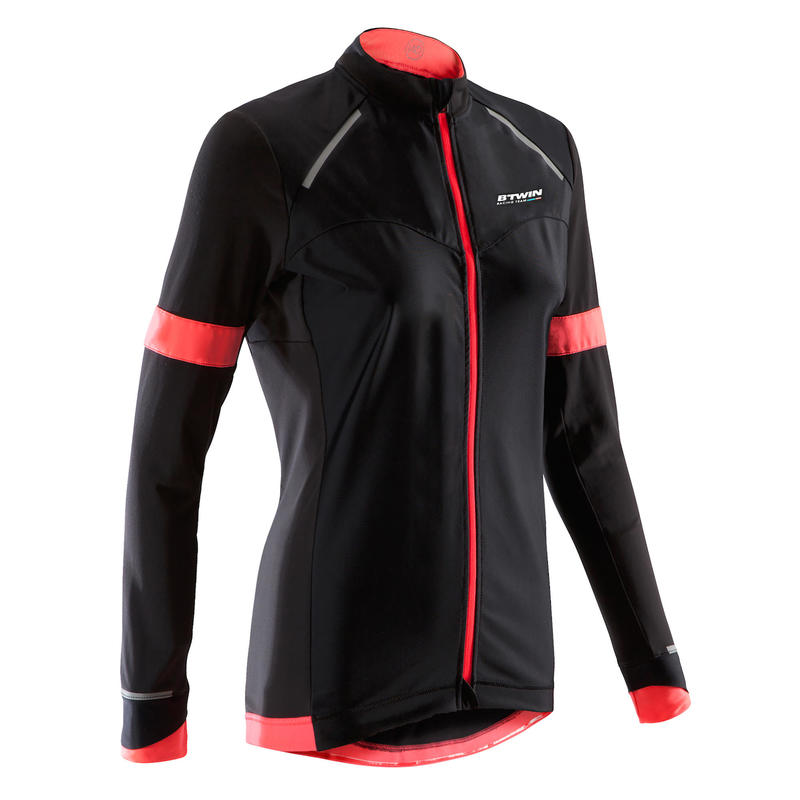 Maillot de manga larga para ciclismo en carretera. Mujer 900 negro Maillot de manga larga para ciclismo en carretera. Mujer 900 negro