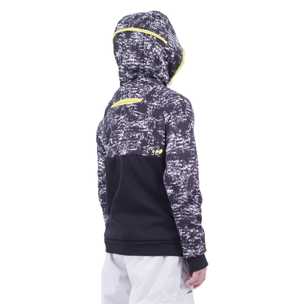 Boy's SNB HDY Snowboard and Ski Sweatshirt - Graphite Black