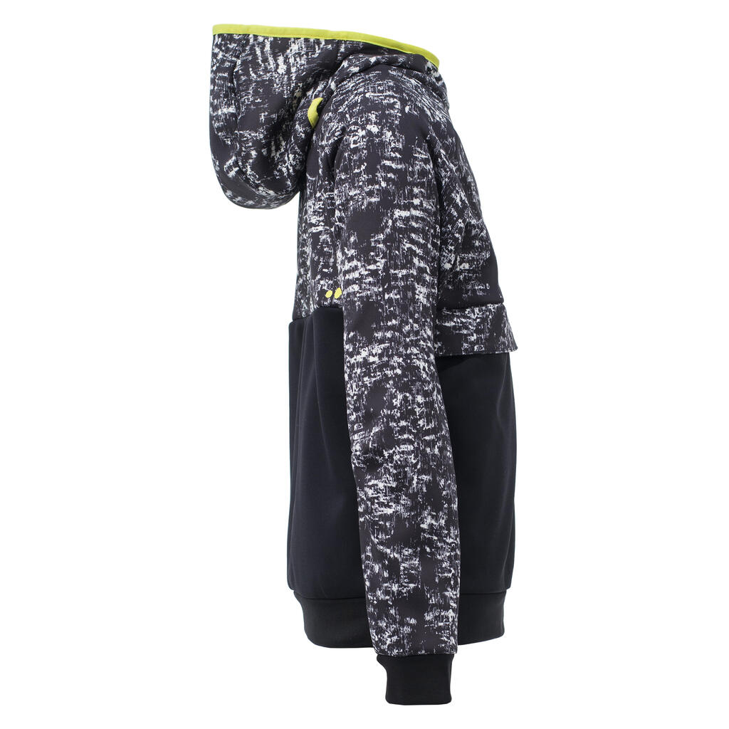 Boy's SNB HDY Snowboard and Ski Sweatshirt - Graphite Black