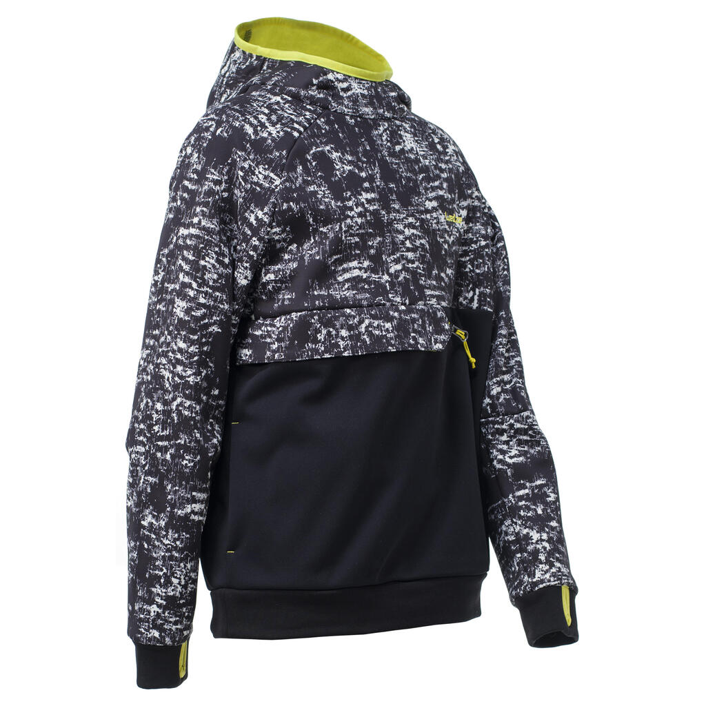 Boy's SNB HDY Snowboard and Ski Sweatshirt - Graphite Black