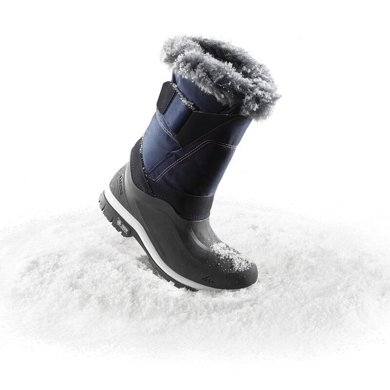 Cizme impermeabile călduroase iarnă/ drumeţie pe zăpadă SH500 X-WARM Damă 