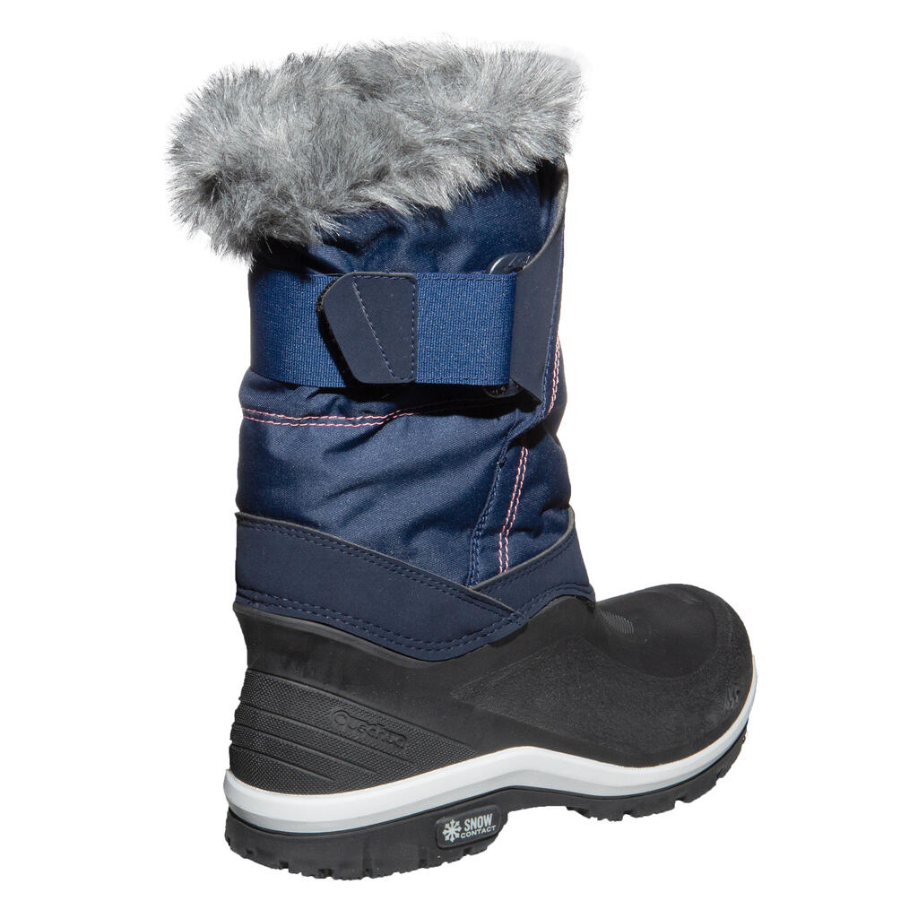 Women's Warm Waterproof High Snow Boots SH500 X-Warm